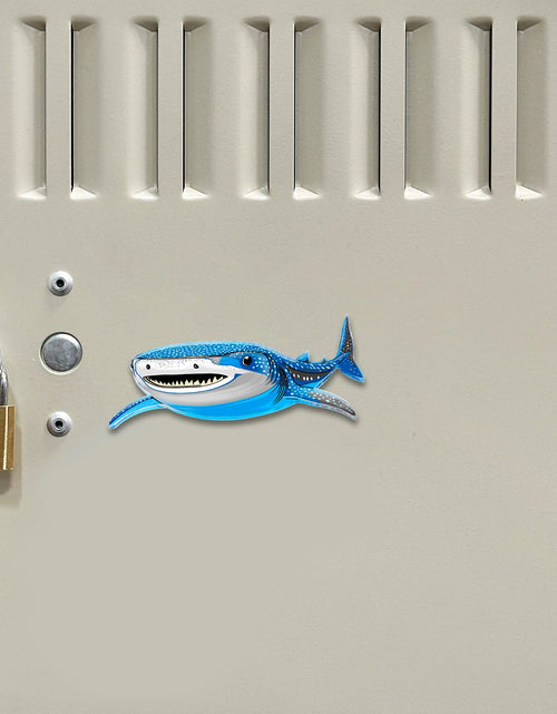 Load image into Gallery viewer, Acrylicious Attack Swimming Shark Magnet by Onyx O
