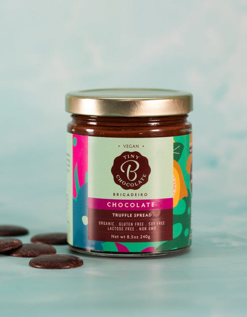 Load image into Gallery viewer, Vegan Dark Chocolate Brigadeiro Spread
