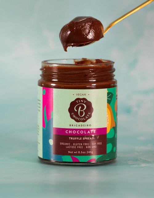 Load image into Gallery viewer, Vegan Dark Chocolate Brigadeiro Spread
