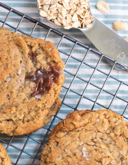 Load image into Gallery viewer, Oatmeal Peanut Butter &amp; Chocolate LavaCookies
