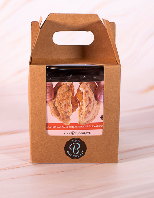 Load image into Gallery viewer, Snickerdoodle Salted Caramel Lava Cookies
