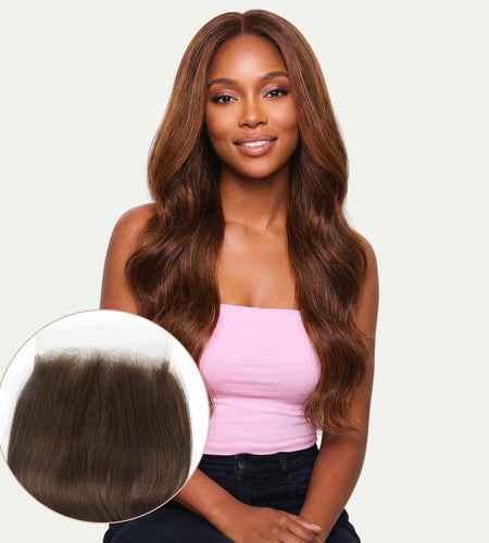 Medium Brown Body Wave 5x5 HD Lace Human Hair Closure