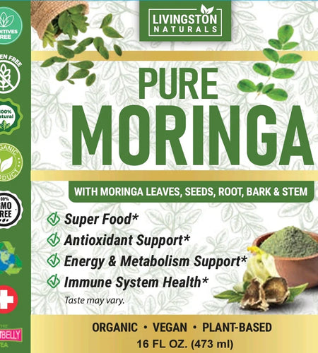 Organic Moringa Liquid Extract – Full Spectrum Superfood Formula