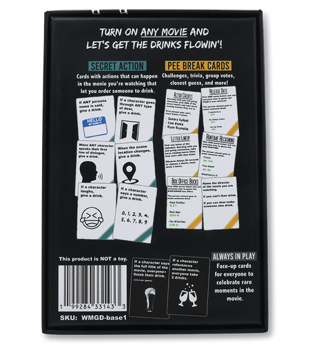 WATCH MOVIES, GET DRUNK - The Live Movie Drinking Game