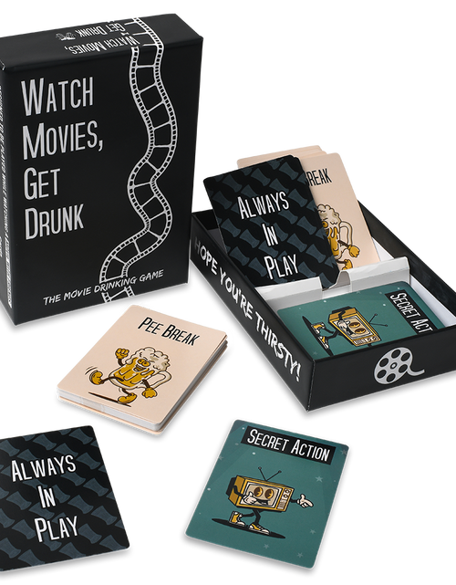 Load image into Gallery viewer, WATCH MOVIES, GET DRUNK - The Live Movie Drinking Game
