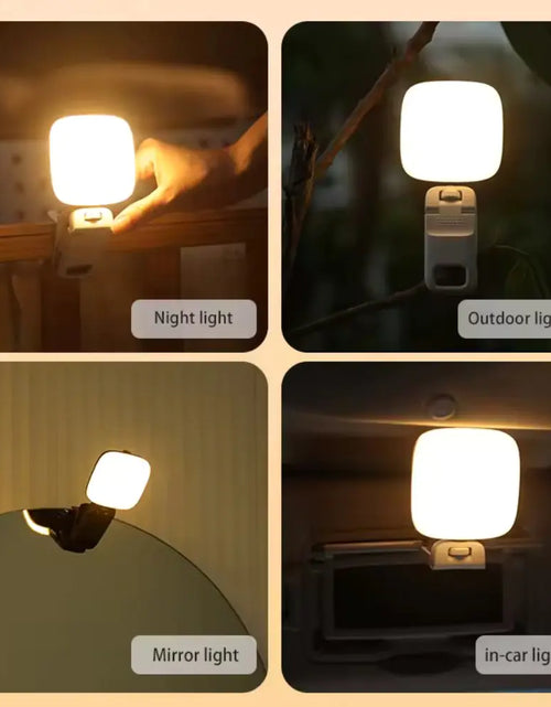 Load image into Gallery viewer, LED Clip-on Phone Light with Adjustable Stand
