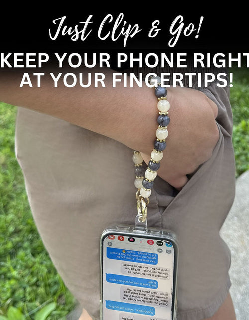 Load image into Gallery viewer, Clip &amp; Go Beaded Wristlet Nina Collection

