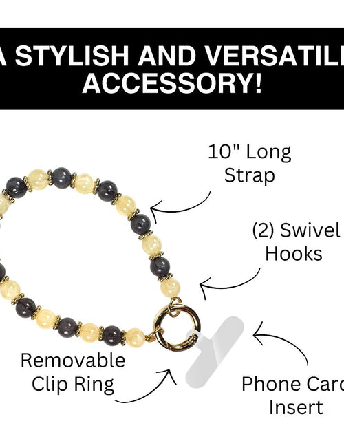 Load image into Gallery viewer, Clip &amp; Go Beaded Wristlet Nina Collection
