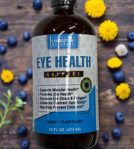 Organic Eye Health Support Tonic – Bilberry, Eyebright, Lutein & Zeaxanthin | Vision, Macular & Blue Light Defense