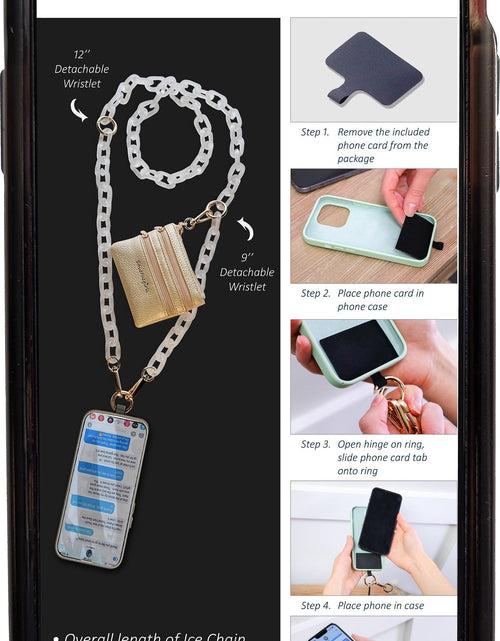 Load image into Gallery viewer, Clip &amp; Go Ice Chain with Pouch
