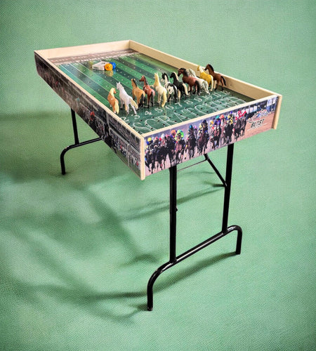 Jumbo Horse Game Turf Theme with Printed Rails