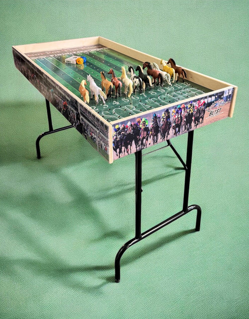 Load image into Gallery viewer, Jumbo Horse Game Turf Theme with Printed Rails
