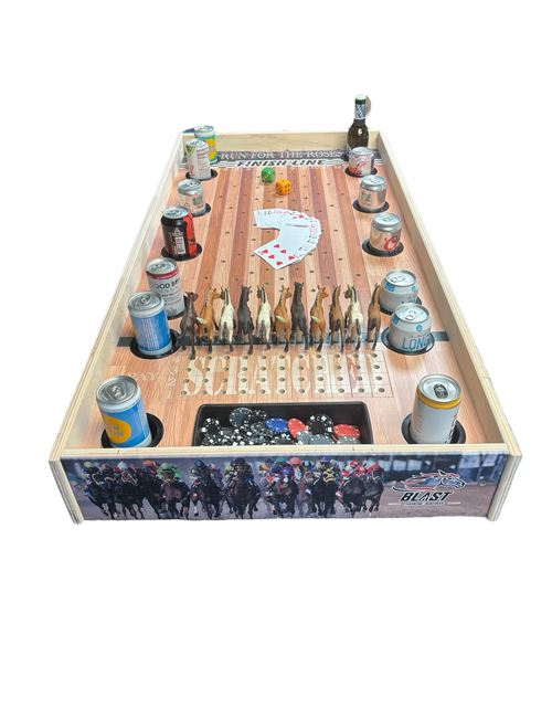 Load image into Gallery viewer, Jumbo Horse Game W/ Drink Holders &amp; Chip Pot
