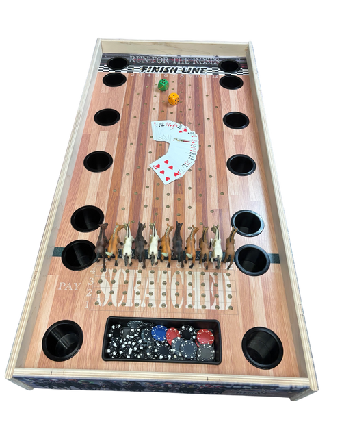 Load image into Gallery viewer, Jumbo Horse Game W/ Drink Holders &amp; Chip Pot

