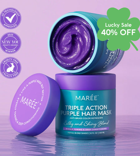 Purple Mask for Blonde Hair