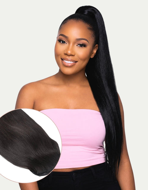 Load image into Gallery viewer, Raw Straight 100% Human Hair Ponytail Extension

