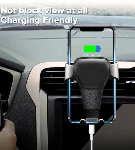 Gravity Car Phone Holder Air Vent Clip Mount Mobile Cell Stand Smartphone GPS Auto Locking Support in Car Bracket For iPhone