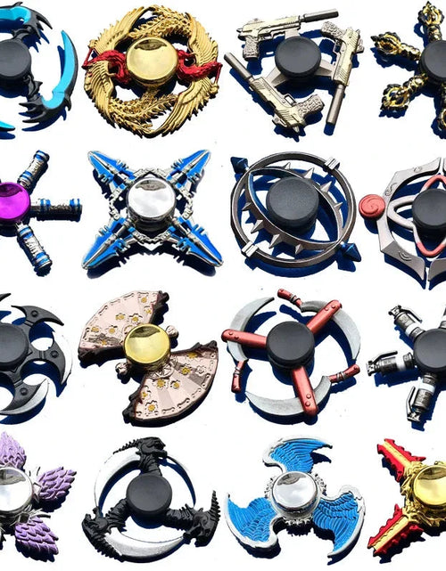 Load image into Gallery viewer, Creativity Hand Spinner Gun Zinc Alloy Metal Fidget King of Glory Weapon Series Kids Stress Relief Funny Toys
