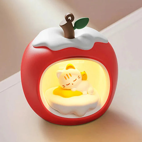 Load image into Gallery viewer, Apple Cat Nap Night Light
