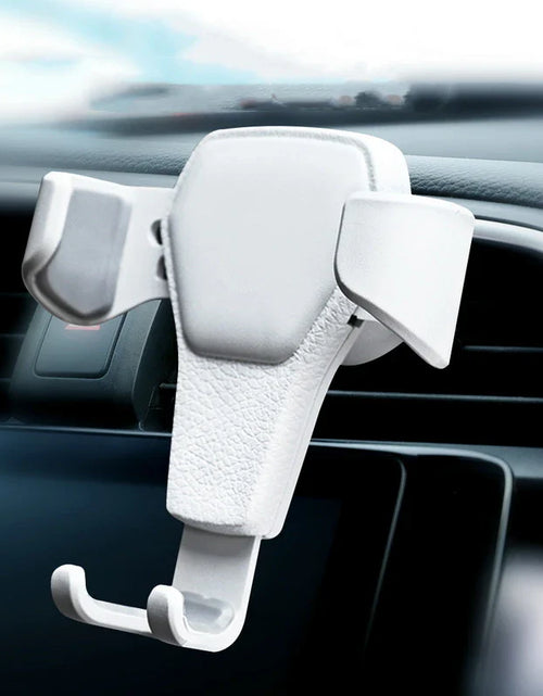Load image into Gallery viewer, Gravity Car Phone Holder Air Vent Clip Mount Mobile Cell Stand Smartphone GPS Auto Locking Support in Car Bracket For iPhone
