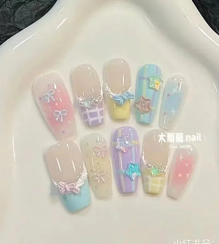 Pastel Princess Press On Nails