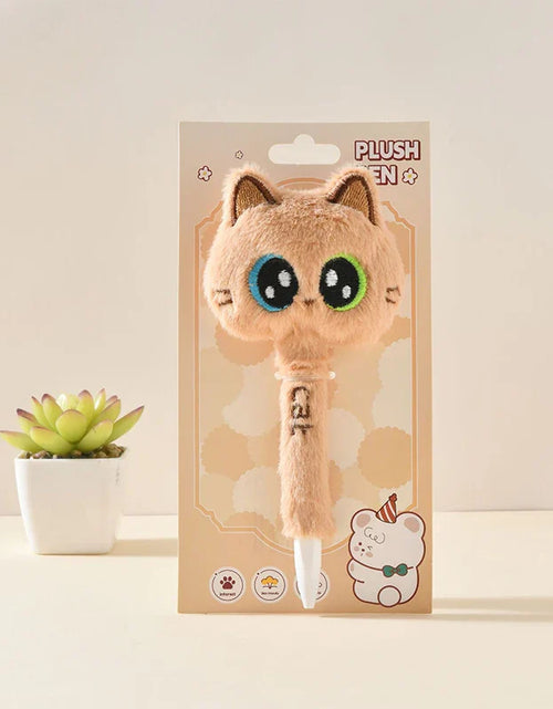 Load image into Gallery viewer, Plush Cat Gel Pens
