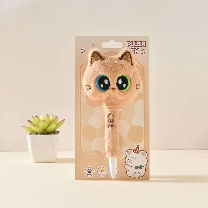 Plush Cat Gel Pens