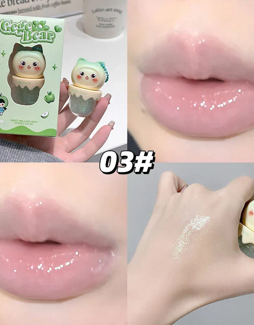 Load image into Gallery viewer, Gege Bear Cat Ice Cream Lip Oil
