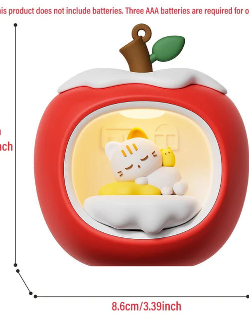 Load image into Gallery viewer, Apple Cat Nap Night Light
