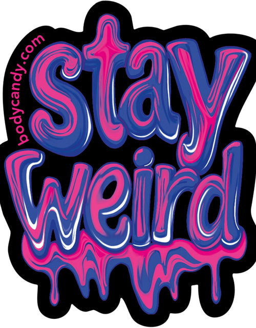 Load image into Gallery viewer, Stay Weird Sticker by Onyx O
