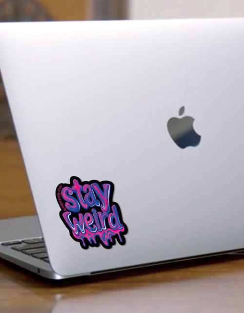 Load image into Gallery viewer, Stay Weird Sticker by Onyx O
