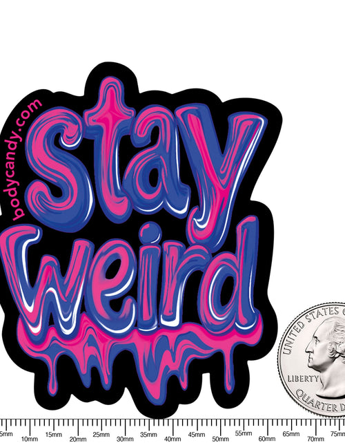 Load image into Gallery viewer, Stay Weird Sticker by Onyx O
