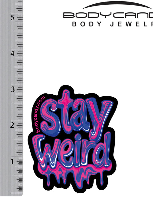 Load image into Gallery viewer, Stay Weird Sticker by Onyx O
