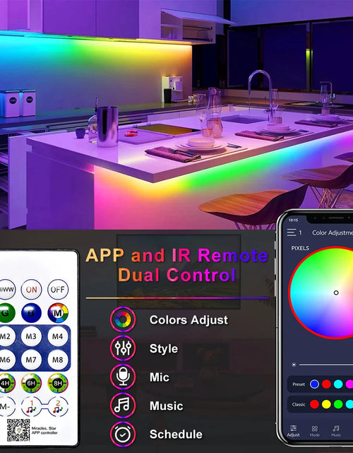 Load image into Gallery viewer, 5V RGBIC Neon Strip Lights – USB Waterproof LED Ribbon with Bluetooth

