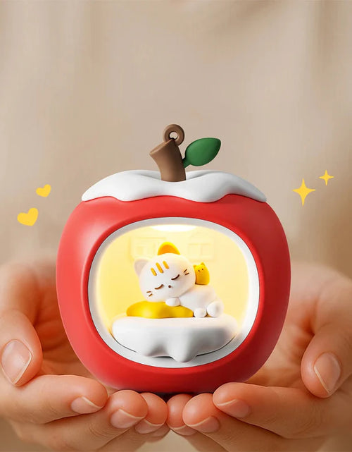Load image into Gallery viewer, Apple Cat Nap Night Light
