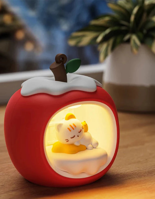Load image into Gallery viewer, Apple Cat Nap Night Light
