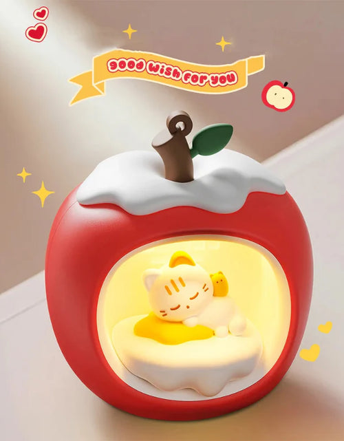 Load image into Gallery viewer, Apple Cat Nap Night Light

