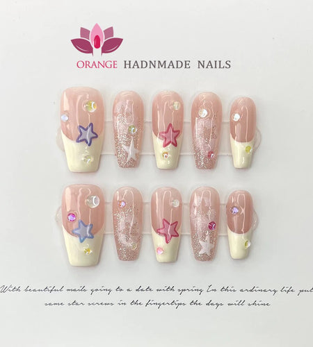 Ballerina French Press On Nails