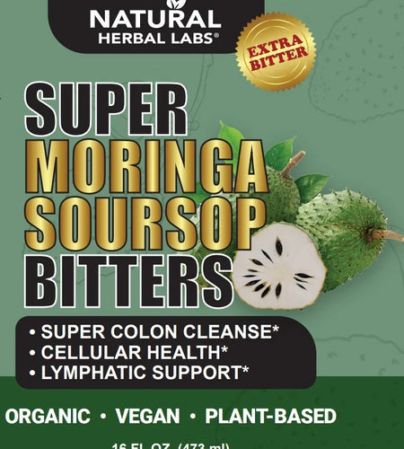 Organic Moringa + Soursop Liquid – Immune, Detox & Cell Support