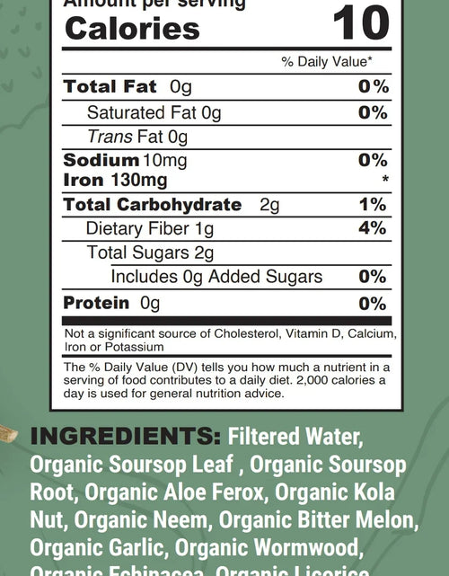 Load image into Gallery viewer, Organic Moringa + Soursop Liquid – Immune, Detox &amp; Cell Support

