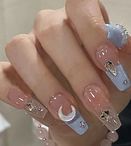 Moon & Gems Press On Nails