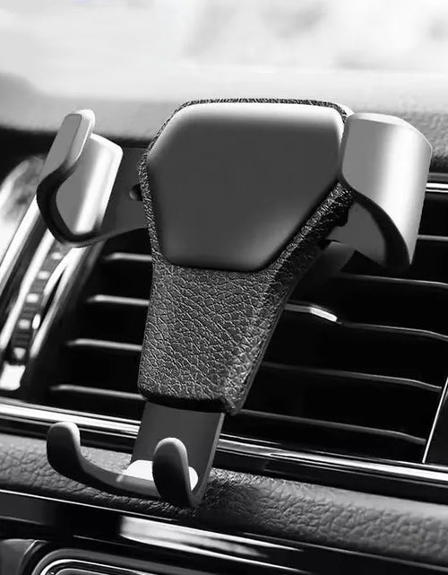 Load image into Gallery viewer, Gravity Car Phone Holder Air Vent Clip Mount Mobile Cell Stand Smartphone GPS Auto Locking Support in Car Bracket For iPhone
