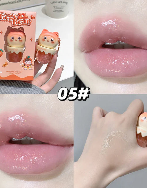 Load image into Gallery viewer, Gege Bear Cat Ice Cream Lip Oil
