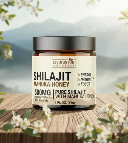 Pure Shilajit Resin with Manuka Honey | Premium Energy, Immunity & Vitality Blend