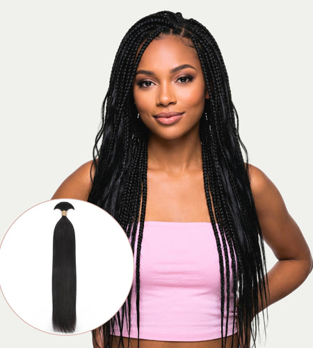 Straight Bulk 100% Human Braiding Hair