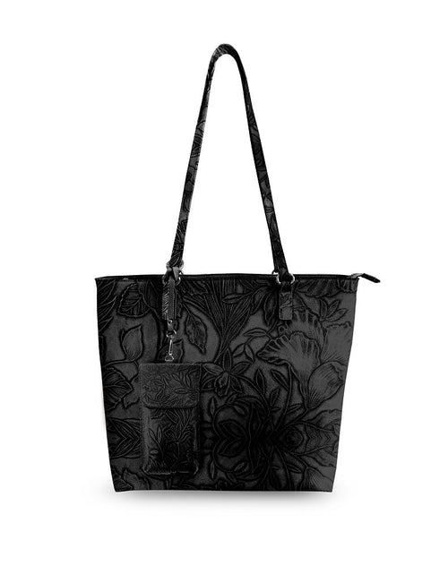 Load image into Gallery viewer, Floral Tote W/Crossbody

