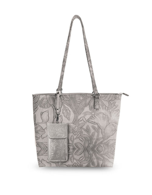 Load image into Gallery viewer, Floral Tote W/Crossbody

