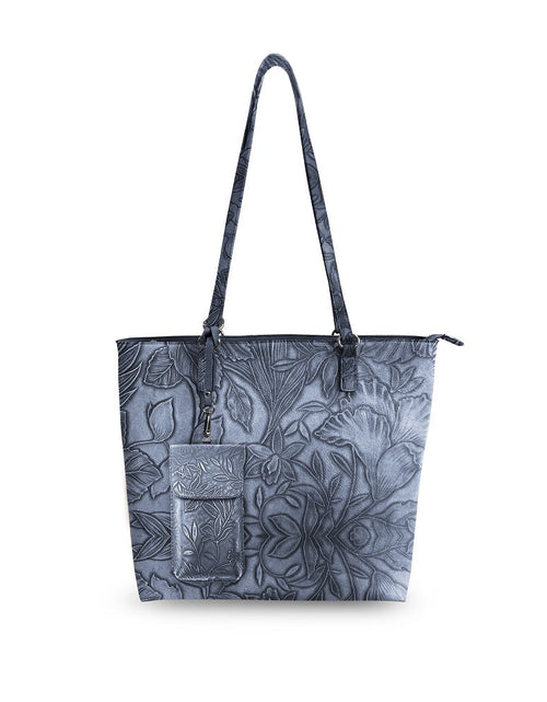 Load image into Gallery viewer, Floral Tote W/Crossbody
