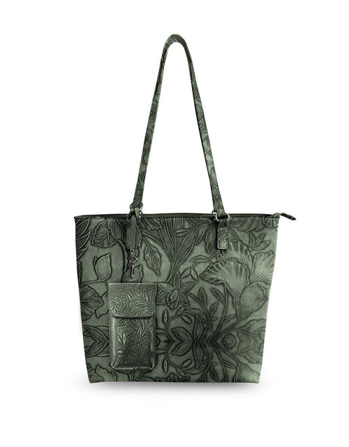 Load image into Gallery viewer, Floral Tote W/Crossbody
