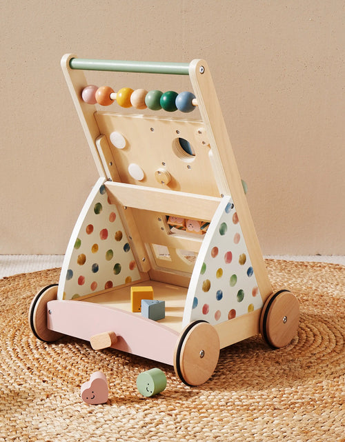 Load image into Gallery viewer, Tiny Land® Versatile Natural Wooden Baby Walker
